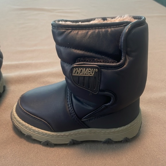 KHOMBU Winter Faux-for Lined Toddler Snow Boots Size toddler 9 - Picture 2 of 10